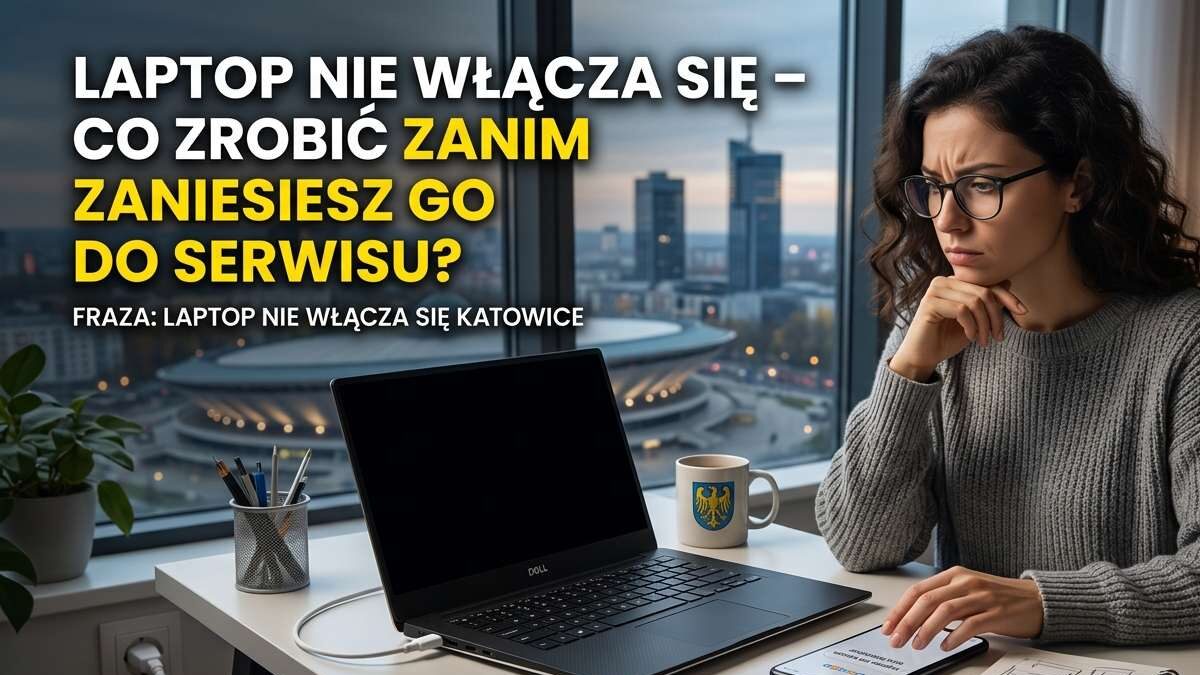 Laptop nie włącza się